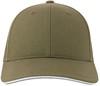 Atlantis AT684 Liberty Sandwich-S Cap - Olive/White - One Size - thumbnail