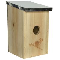 Vogelhuisjes/nestkastjes van vurenhout 12 x 14 x 21 cm Vogelhuisjes/nestkastjes van vurenhout 12 x 14 x 21 cm