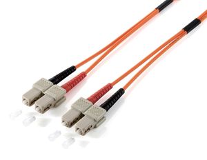 Equip 253332 Glasvezel kabel 2 m SC OS2 Geel
