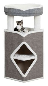 TRIXIE CAT TOWER ARMA GRIJS / WIT 54X54X98 CM