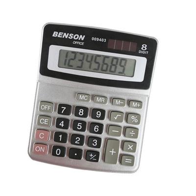 Benson Basic bureau rekenmachine - voor kantoor of school - calculator - solar