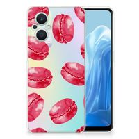 OPPO Reno8 Lite Siliconen Case Pink Macarons