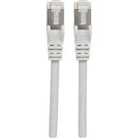 Intellinet 737067 RJ45 Netwerkkabel, patchkabel CAT 6A S/FTP 20.00 m Grijs Folie afscherming, Afscherming gevlochten, Halogeenvrij 1 stuk(s)