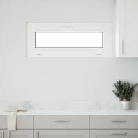 Kelderraam "RISOR" 110x40 cm Kantelbaar 3 Beglazing wit Kelderraam "RISOR" 110x40 cm Kantelbaar 3 Beglazing wit