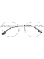 Victoria Beckham Eyewear lunettes de vue à détail de chaîne - Argent