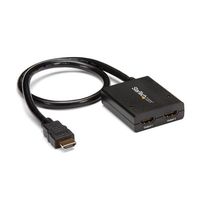 StarTech.com 4K HDMI 2-poorts videosplitter 1x2 HDMI splitter Gevoed door USB-kabel of voedingsadapter 4K 30 Hz - thumbnail