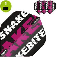 Peter Wright Snakebite Dartflights - Hardcore Purple