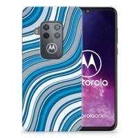 Motorola One Zoom | TPU bumper | Waves Blue
