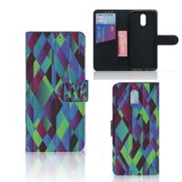 Nokia 2.3 | Book Case | Abstract Green Blue