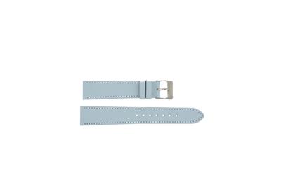 Horlogeband Universeel 804.05a.20 Leder Lichtblauw 20mm