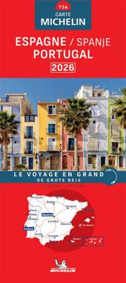 Wegenkaart - landkaart 734 Spanje / Portugal 2026 | Michelin