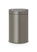 Brabantia touch bin new afvalemmer 40 liter platinum Brabantia touch bin new afvalemmer 40 liter platinum