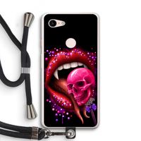 Dodelijk zoet: Pixel 3 XL Transparant Hoesje met koord