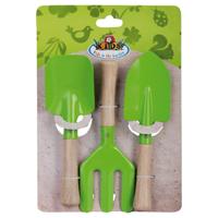 Esschert Design Kinder-Tuingereedschap 3-delig Groen