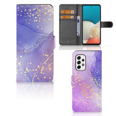 Hoesje voor Samsung Galaxy A53 Watercolor Paars