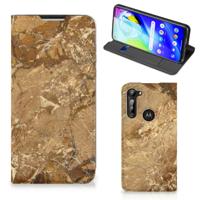 Motorola Moto G8 Power | Standcase | Marmer Creme