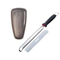 Duo Zest Rasp en Parmezaanse Rasp - FACKELMANN - Roestvrij Staal - 42 en 19 cm Duo Zest Rasp en Parmezaanse Rasp - FACKELMANN - Roestvrij Staal - 42 en 19 cm