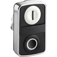 Schneider Electric ZB4BA7121 ZB4BA7121 Terugstelbaar (Ø) 22 mm 0/I Chroom 1 stuk(s)