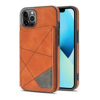 Samsung Galaxy A51 hoesje - Backcover - Pasjeshouder - Portemonnee - Camerabescherming - Stijlvol patroon - TPU - Oranje