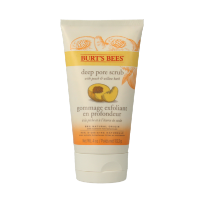 Burt's Bees Gezichtscrub peach & willowbark 113.3 Gram