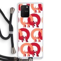 Dogs: Samsung Galaxy S10 Lite Transparant Hoesje met koord