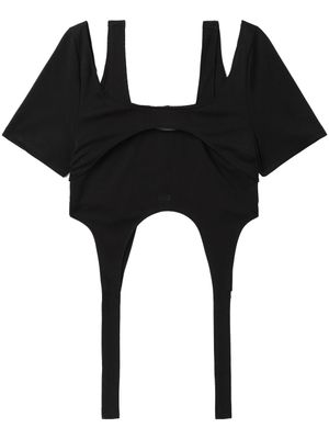 HELIOT EMIL haut Arid Harness à design superposé - Noir