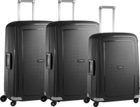 Samsonite S'cure Spinner 69+75+75cm Black kofferset