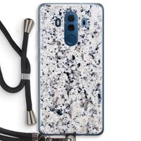 Gespikkelde marmer: Huawei Mate 10 Pro Transparant Hoesje met koord