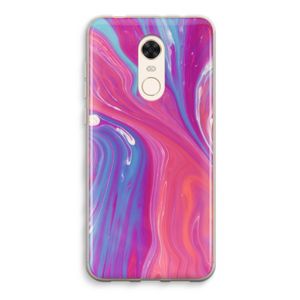 Paarse stroom: Xiaomi Redmi 5 Transparant Hoesje