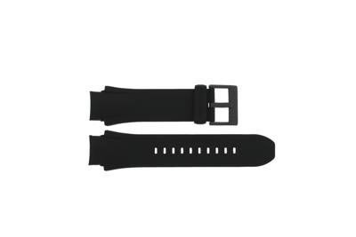 Horlogeband Armani Exchange AX1401 Rubber Zwart 19mm