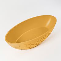 Vrijstaand bad Mondiaz Holm | 180x85 cm | Solid surface | Ovaal | Ocher