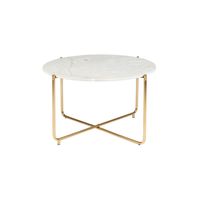 ZILT Salontafel 'Timpa' 70cm, wit marmer
