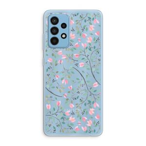 Sierlijke bloemen: Samsung Galaxy A52 Transparant Hoesje