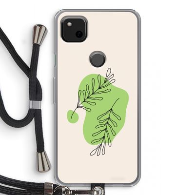 Beleaf in you: Pixel 4a Transparant Hoesje met koord
