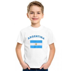 Wit kinder t-shirt Argentinie XL (158-164)  -