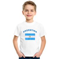 Wit kinder t-shirt Argentinie XL (158-164)  -