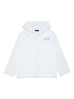 Nº21 Kids veste zippée à logo imprimé - Blanc