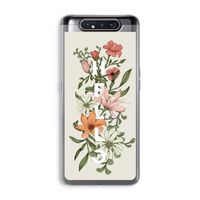 Hello bloemen: Samsung Galaxy A80 Transparant Hoesje Hello bloemen: Samsung Galaxy A80 Transparant Hoesje