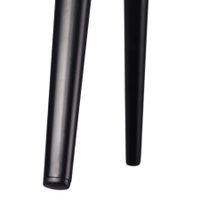tectake - 8x Stoel Marilyn stof - creme /zwart - thumbnail