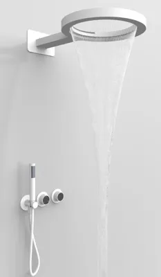 Luxe Douchekraan Set - Rond Design | 5 Kleuren | Messing | Regenval Luxe Douchekraan Set - Rond Design | 5 Kleuren | Messing | Regenval