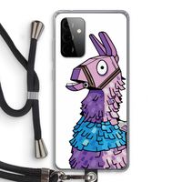 Lama: Samsung Galaxy A72 5G Transparant Hoesje met koord