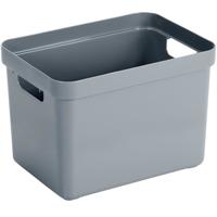 Sunware Opbergbox Sigma - kunststof - blauw/grijs - 18 liter - Opbergbakken/opbergers Sunware Opbergbox Sigma - kunststof - blauw/grijs - 18 liter - Opbergbakken/opbergers