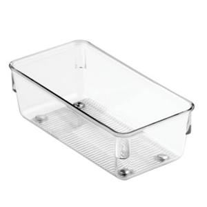 iDesign - Lade Organizer, 7.6 x 16.3 x 5.1 cm, Kunststof, Transparant