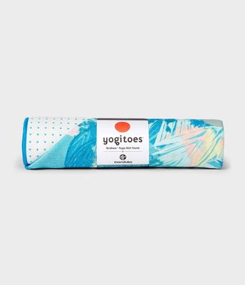 Manduka Yogitoes Skidless Yoga Handdoek - Tropics Blue