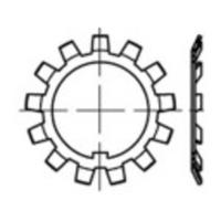 TOOLCRAFT 137808 Stelmoer Binnendiameter: 40 mm Buitendiameter: 62 mm DIN 5406 Staal 25 stuk(s)