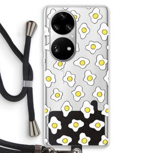 Spiegeleitjes: Huawei P50 Pro Transparant Hoesje met koord