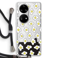 Spiegeleitjes: Huawei P50 Pro Transparant Hoesje met koord