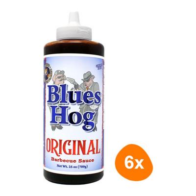 Blues Hog - Original barbecuesaus Knijpfles - 6x 709 g