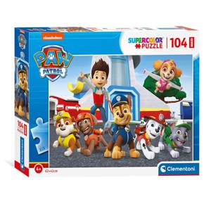 Clementoni Supercolor Paw Patrol Legpuzzel 104 stuk(s) Stripfiguren