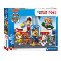 Clementoni Supercolor Paw Patrol Legpuzzel 104 stuk(s) Stripfiguren - thumbnail